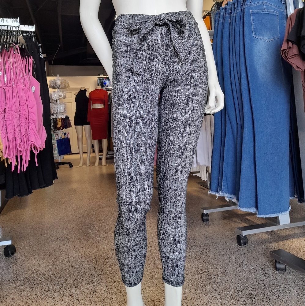 Printed dress pants